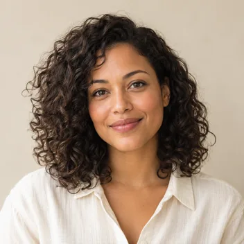 Illustrative portrait of Maya Reed
